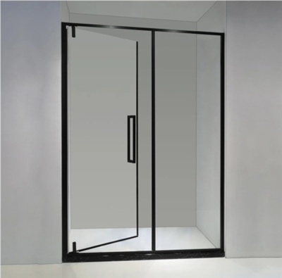 Odprite vrata tuša znotraj ali zunaj