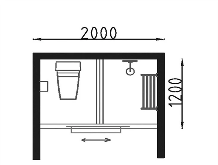 Shower Door Glass With Aluminium Frame factory