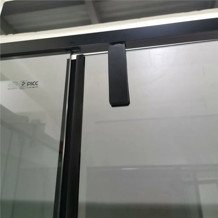 Mat Black Shower Screen